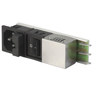 Felcom 54  Power Entry Module with Appliance Inlet, Fuse Drawer, Line Switch and EMC Filter