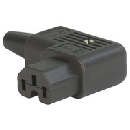 4784 IEC connector C15 for hot applications 120 C and cable mounting Screw-on mounting angled en IM0005497