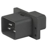 4730  Plug Coupler IEC C20 / IEC J, Screw-on Mounting