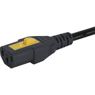 3-100-354  IEC Interconnection Cord with IEC Connector C13, V-Lock, straight