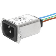 5123  Screw-on mounting from rear side, integrated thread with wires (stranded)