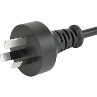 6051.2160  Power plug Australia black