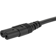 6010.5278  IEC Appliance Outlet C7 black straight