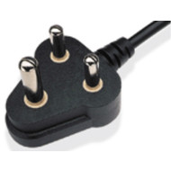 3-101-514  Netzstecker Indien schwarz