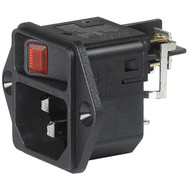 DC11  IEC Appliance Inlet C14 or C18 with Line Switch 1- or 2-pole