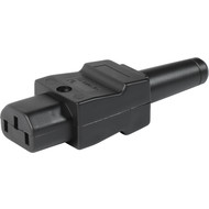 4022  IEC Connector C13, Rewireable, Straight