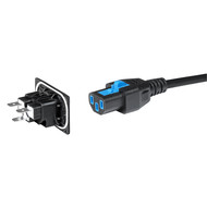 SC54C13KS  Overview Power Supply Cord with IEC Connector C13, V-Lock, IP54