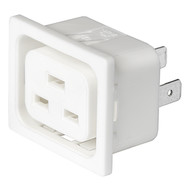 4792  IEC Appliance Outlet J, Snap-in, Front Side, Quick-connect Terminal