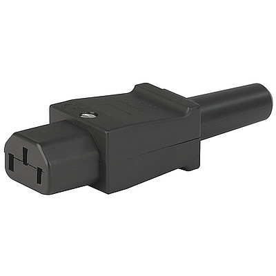 4020  IEC Connector C13, Rewireable, Straight