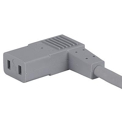 9011  Power Cord with IEC Connector C9, Angled