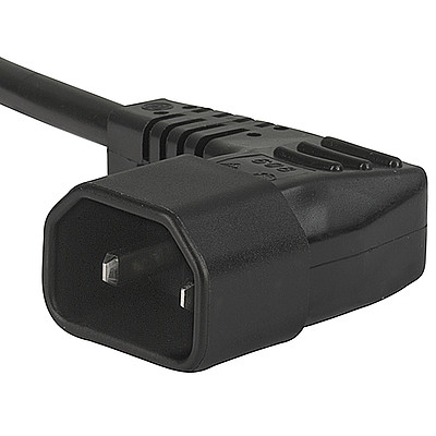 608B  Interconnection Cord with IEC Plug G, Angled