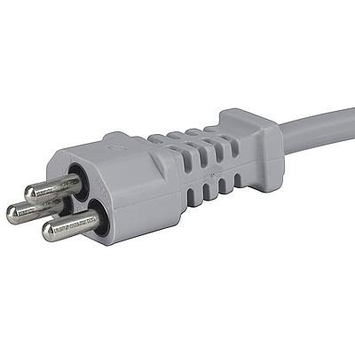 6002  Interconnection Cord with Plug 6A 3pole, Straight