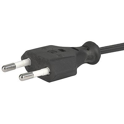 4121  Power Supply Cord with Euro- Power (Mains) Plug, Straight