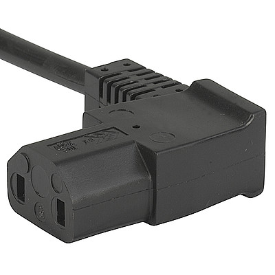 3113  Power Cord with IEC Connector C17, Angled