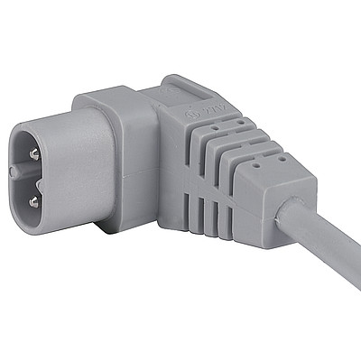 2712  Interconnection Cord with IEC Plug C, Angled