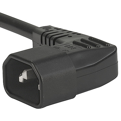 0608  Interconnection Cord with IEC Plug E, Angled