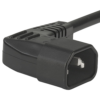 0607  Interconnection Cord with IEC Plug E, Angled