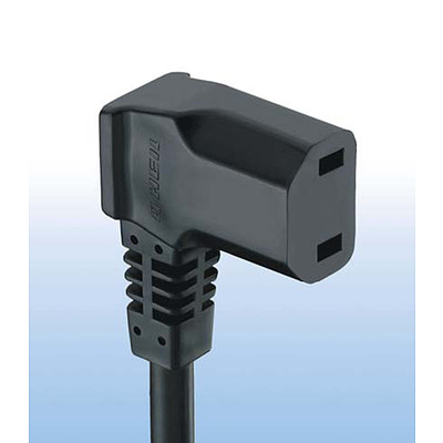 0301  Power Cord with IEC Connector C17, Angled