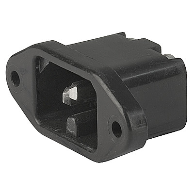 0164  IEC Appliance Inlet C16, Screw-on Mounting, Front Side, Screw-on Terminal