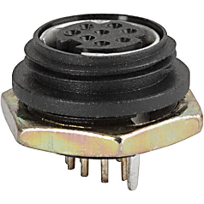 4850.2800  , 8-pole, Socket, PCB terminals, DIN Plug/Socket