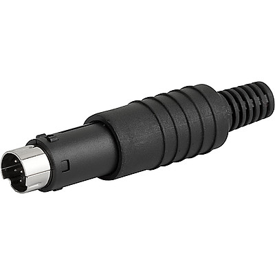 4850.1810  , 8-pole, Plug, solder terminal, DIN Plug/Socket