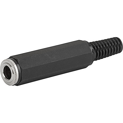 4833.3200 Audio plug 6.3mm  2-pole  insulated and straight en IM0005003