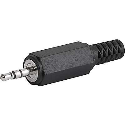 4831.1310 Audio plug 2.5mm  3-pole  insulated and straight en IM0005036