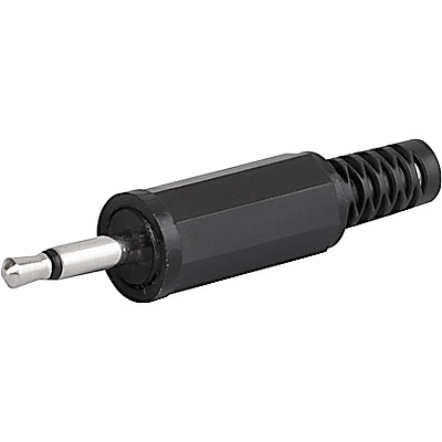 4831.1210 Audio plug 2.5mm  2-pole  insulated and straight en IM0005039