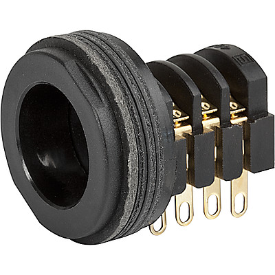 4804.2410  Socket, solder terminal, insulated, 7.5 mm, 4-pole, straight, , UK-Connector