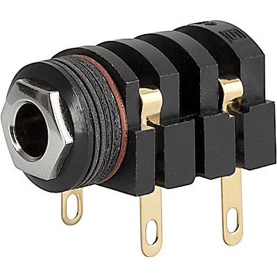 4803.2200  Daten & Signal, Socket,  6.3 mm, 2-pole, solder terminal, shielded