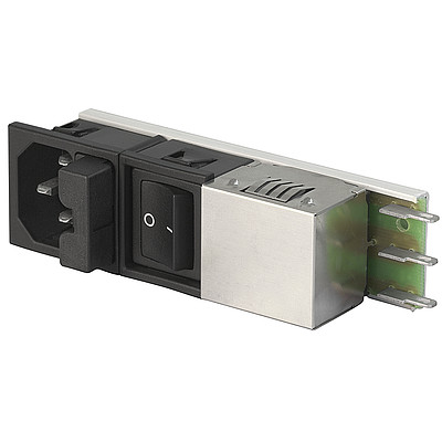 Felcom 54 Geraetesteckerkombielement mit Geraetestecker  Sicherungsschublade  Netzschalter und Netzfilter de IM0005167