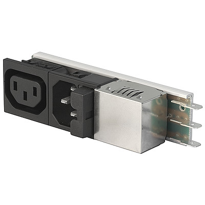Felcom 54  IEC C14 device plug with modular expandable components