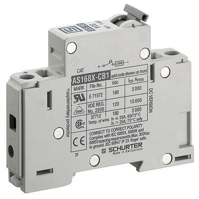 AS168XDC1  Geräteschutzschalter thermisch-magnetisch, 1-polig