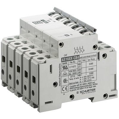 AS168XAC4  Manual Motor Controller / Circuit Breaker for Equipment thermal-magnetic, 4 poles