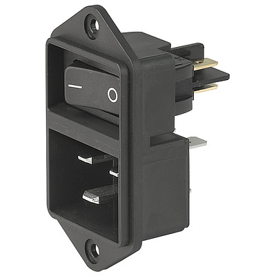 EC11  Screw-on mounting from front side non-illuminated, black