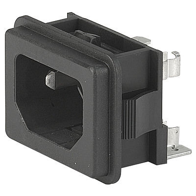 GSF2 GSF2 - IEC connector C14 with fuse holder 1- or 2-pole en IM0005484