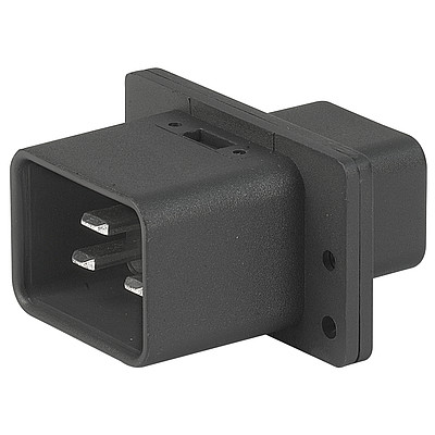 4730  Plug Coupler IEC C20 / IEC J, Screw-on Mounting