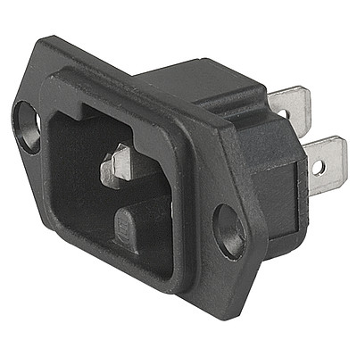 6120-3 6120-3 - IEC Geraetestecker C16A  Schraubbefestigung von Front- oder Rueckseite de IM0005511