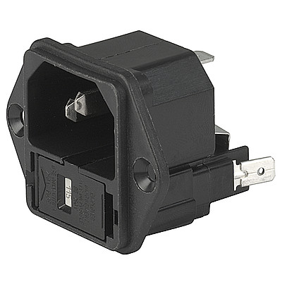 KEA  IEC Appliance Inlet C14 with Fuseholder 1- or 2-pole