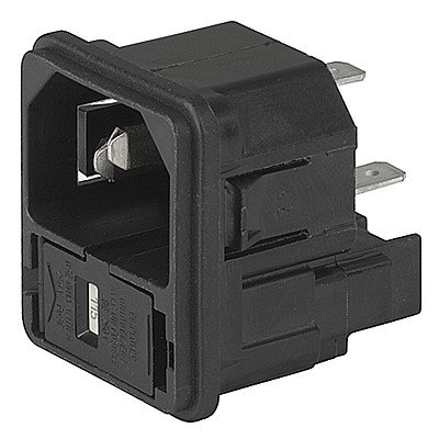 KEA  IEC Appliance Inlet C14 with Fuseholder 1- or 2-pole