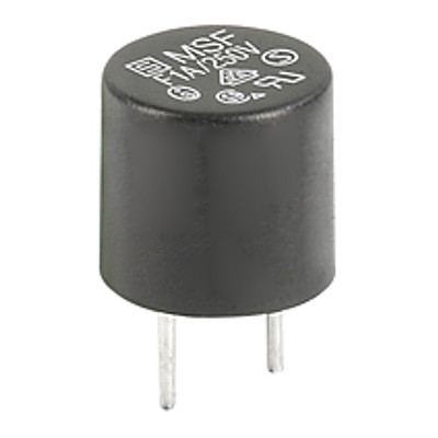 MSF 250  Subminiature fuse 8.5 mm, quick-acting F, 250 VAC Short terminal