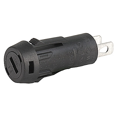 FPG3  Shock-Safe Fuseholder, 5 x 20 mm, Slotted Cap/Fingergrip, Snap stepless, 1.0 - 3.0 mm, IEC 60335-1