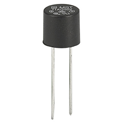 MST 250  Subminiature fuse 8.5 mm, time-lag T, 250 VAC Terminal long PCB