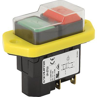UP1 Pushbutton  Undervoltage protection switch, Push button actuation, 2-poles