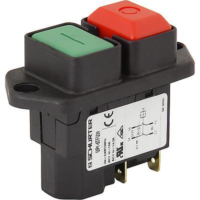 UP1 Pushbutton  Undervoltage protection switch, Push button actuation, 2-poles