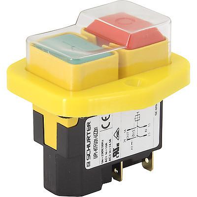 UP1 Pushbutton  Undervoltage protection switch, Push button actuation, 2-poles