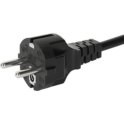 6003.0215  EU Power Supply Cord with IEC Connector C13, straight