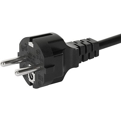 6003.0215  EU Power Supply Cord with IEC Connector C13, straight