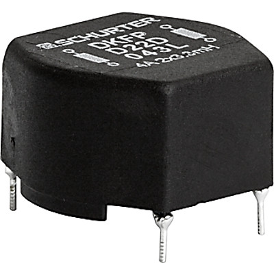 DKFP  Magnetically compensated choke from front side Solder THT terminal