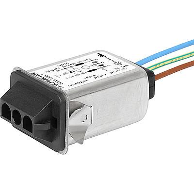 5003 Snap-in mounting with wires  stranded  AMP Universal MATE-N-LOK or MOLEX MLX en IM0010612